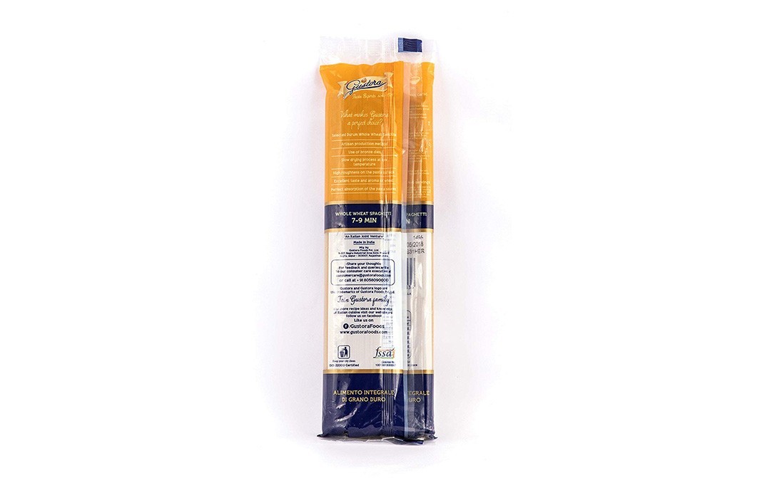 Gustora Whole Wheat Spaghetti    Pack  500 grams